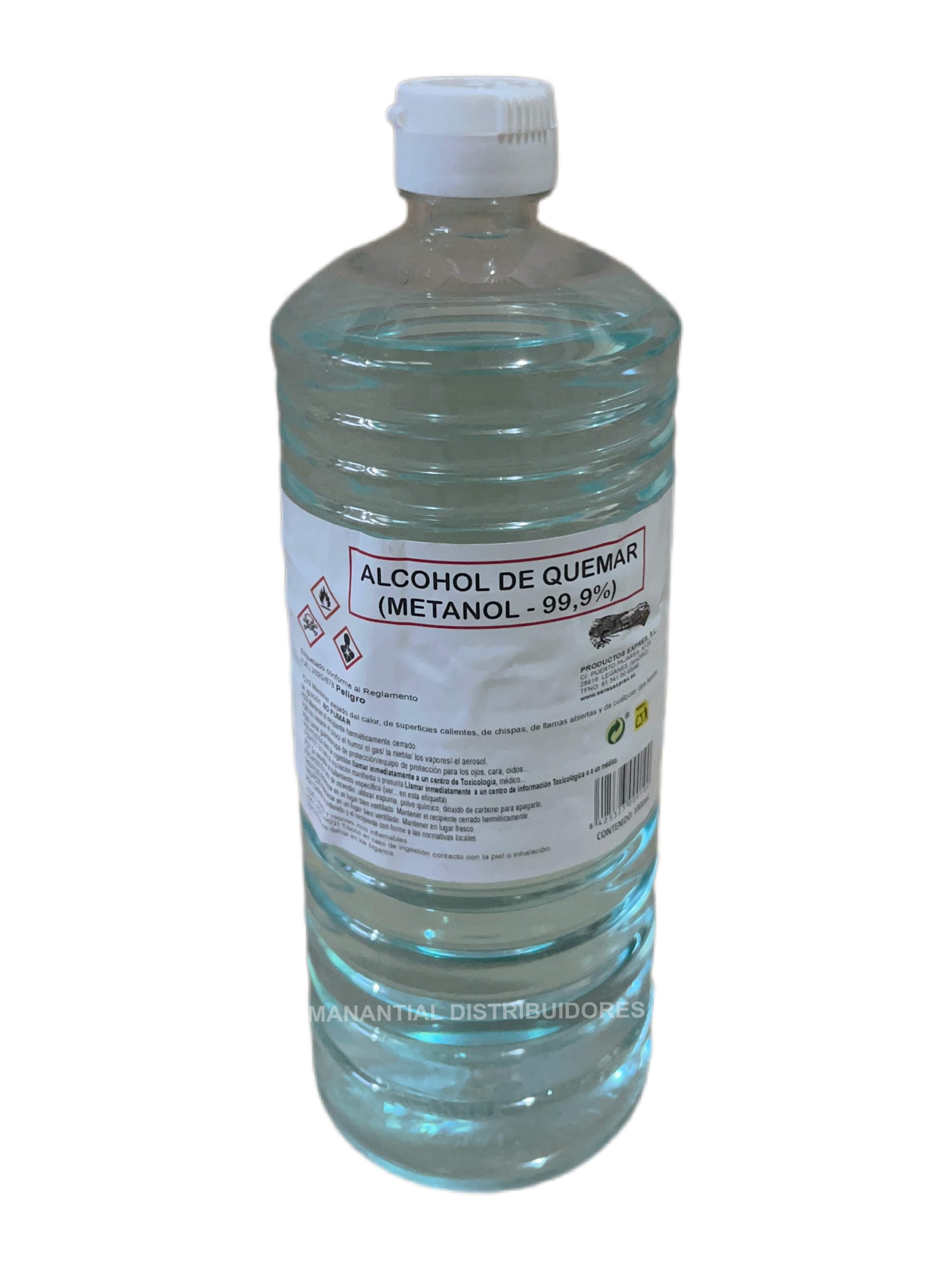 Alcohol de quemar de 1 litro