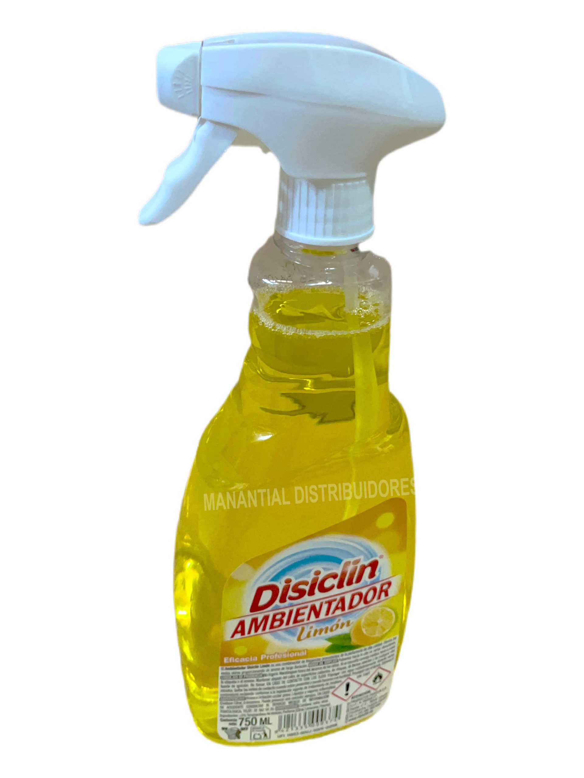 Ambientador Disiclin Limón de 750 ml con pistola.
