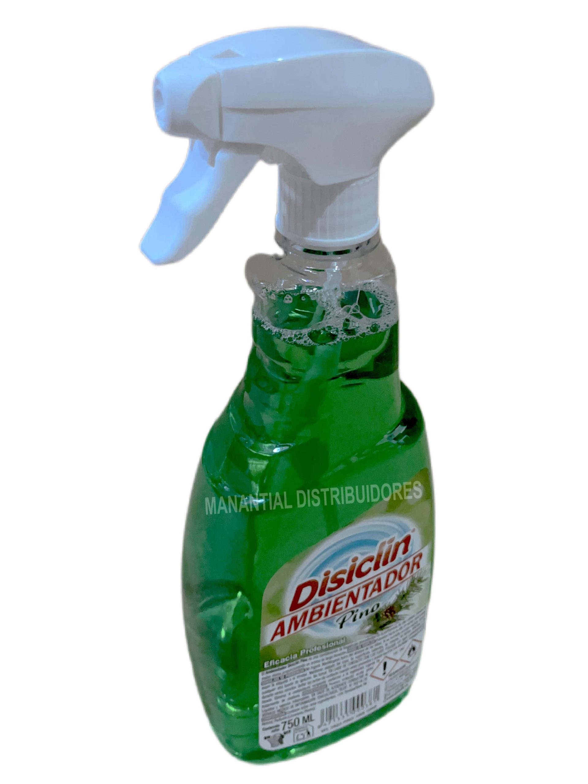Ambientador Disiclin Pino de 750 ml con pistola.