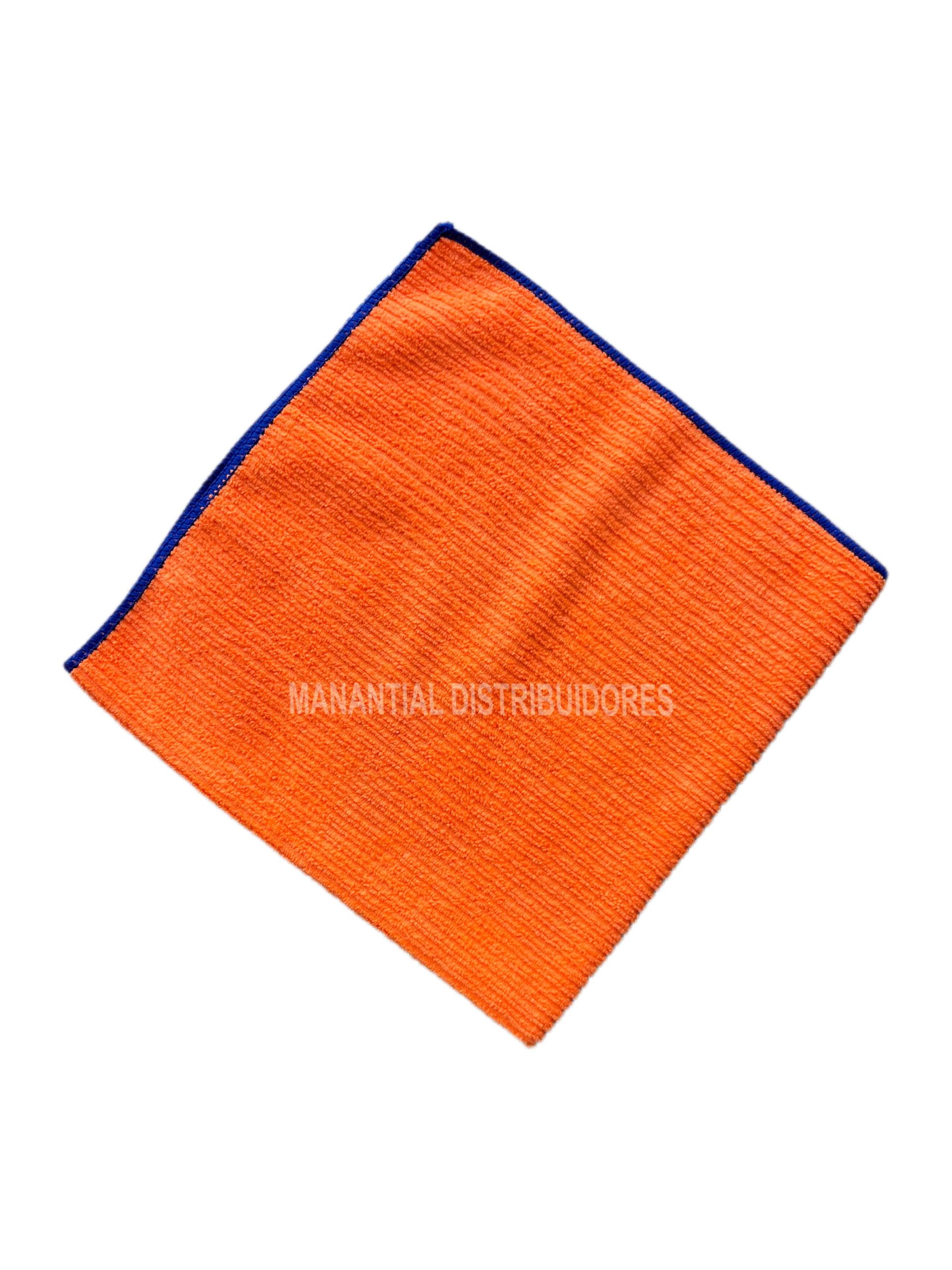 Bayeta microfibras naranja 50x50 cm
