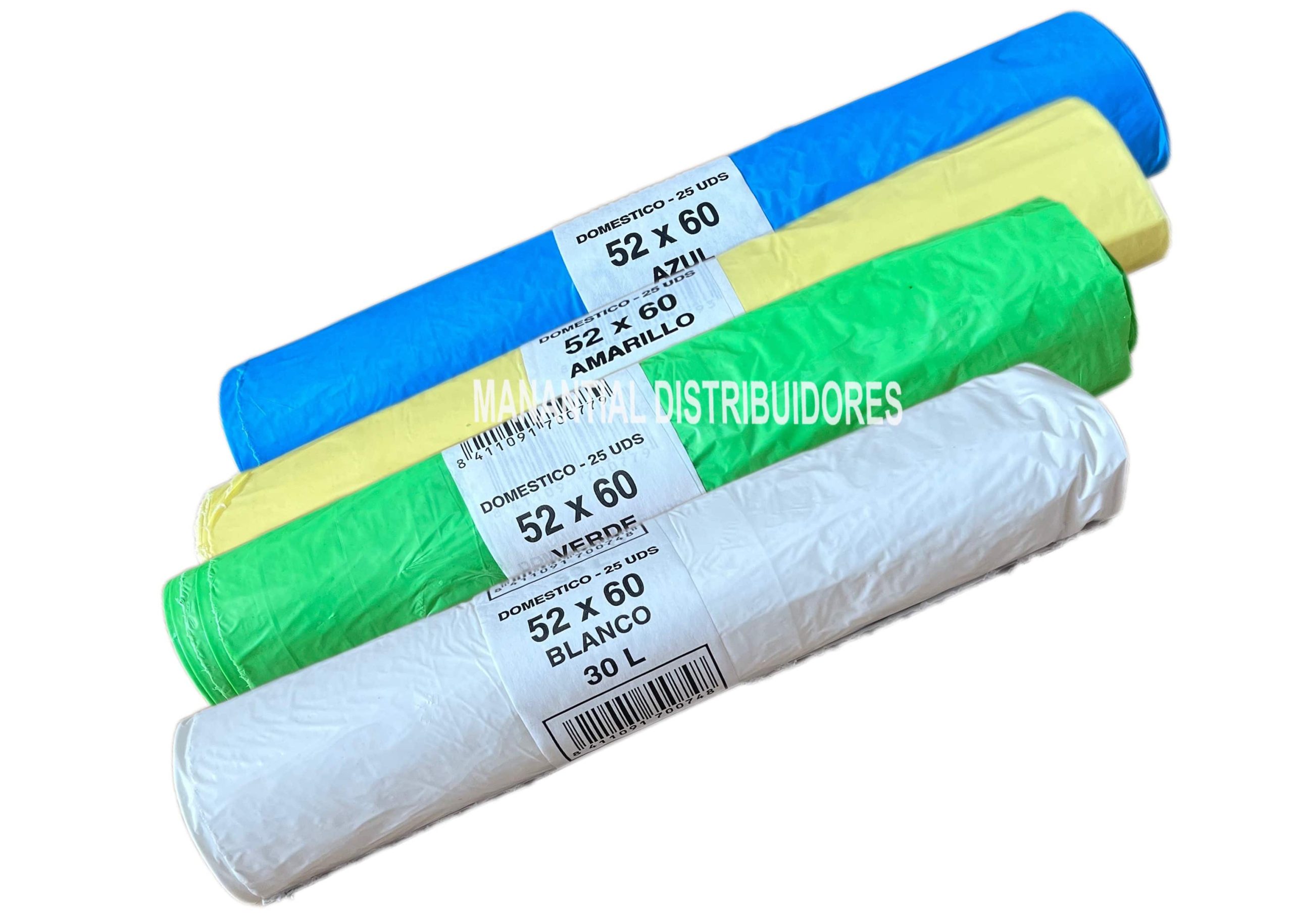 Bolsas de Basura 52x60 color