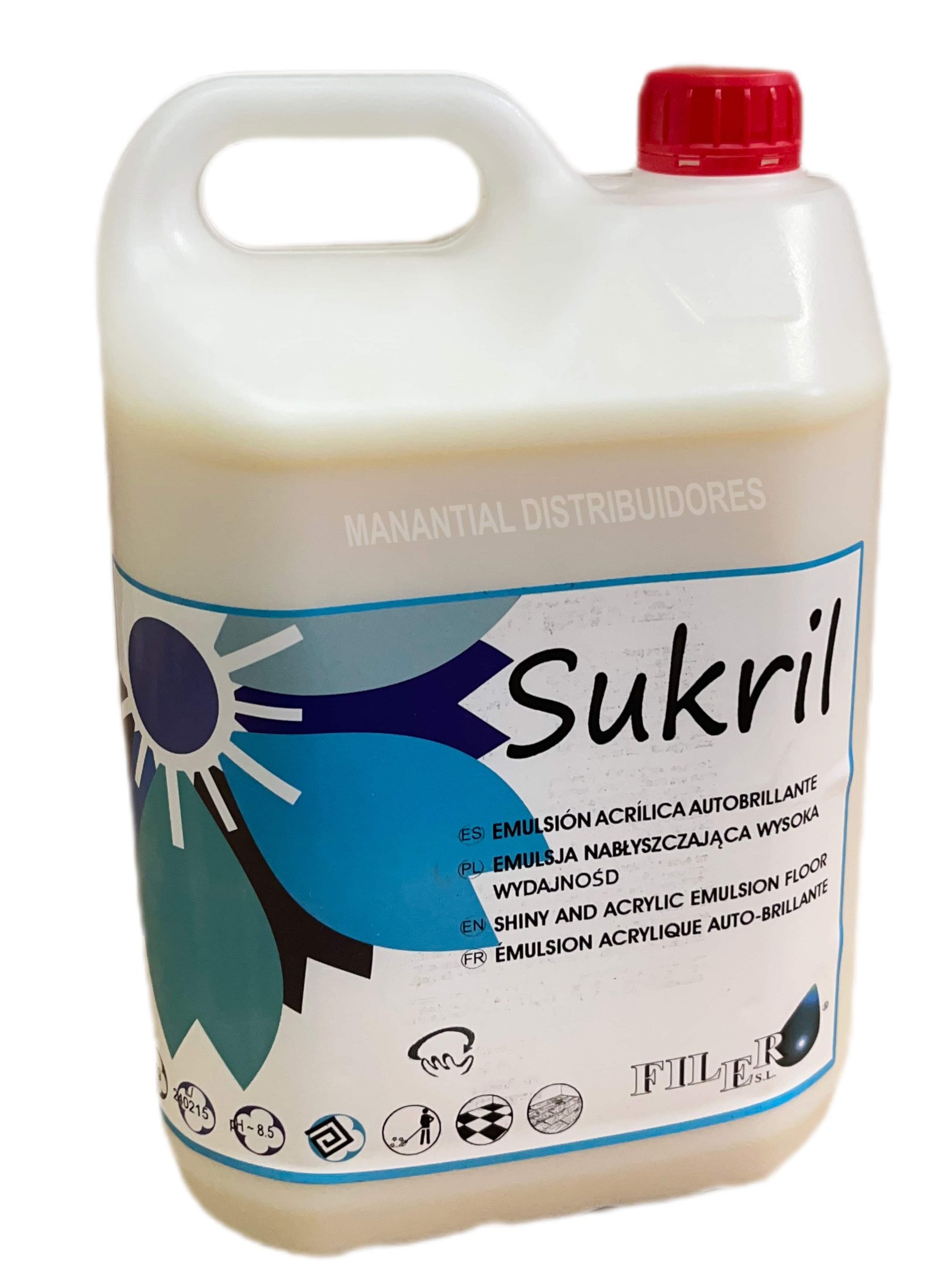 Cera autobrillante Sukril Filer 5 litros
