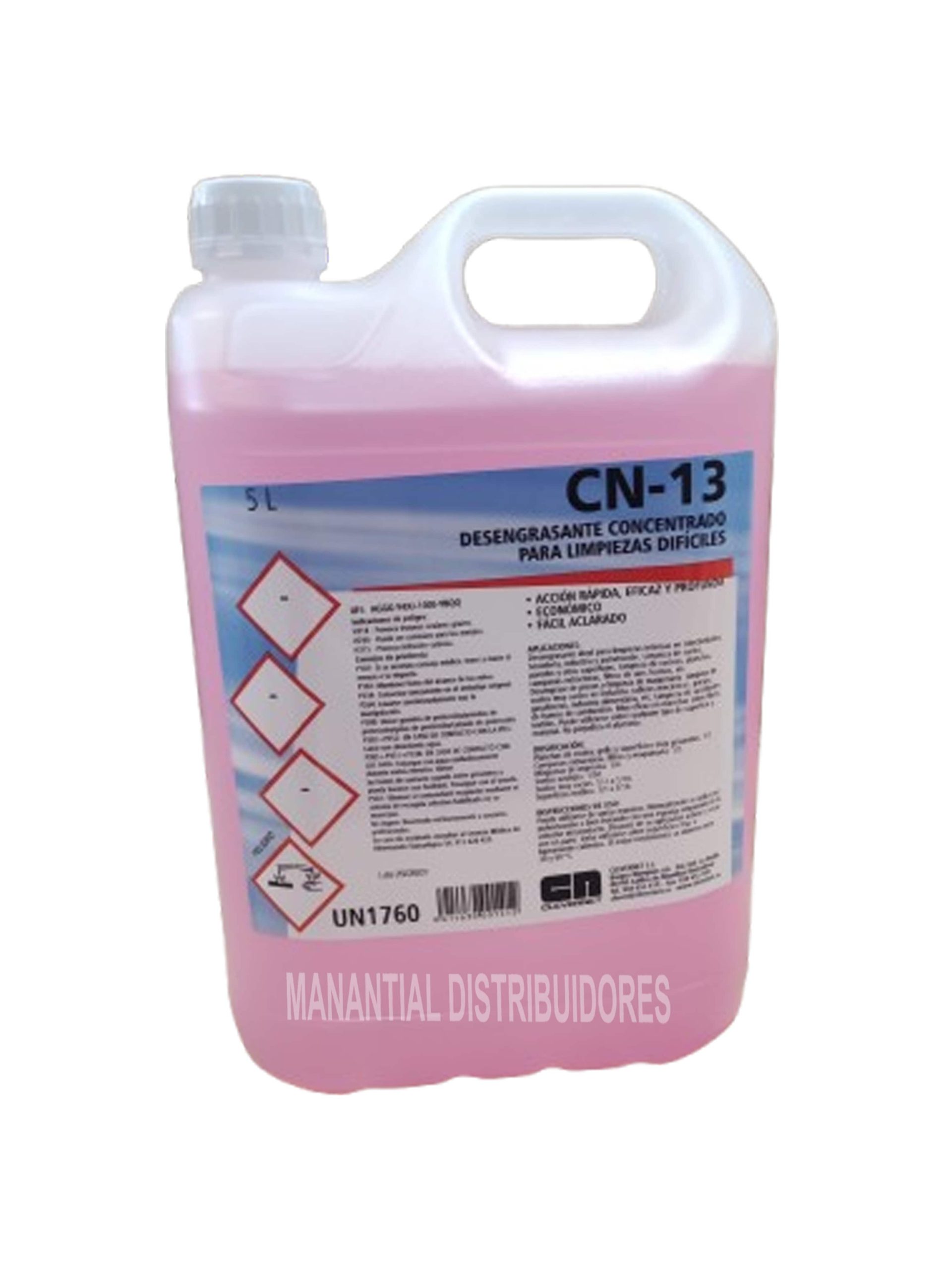 Desengrasante Concentrado CN-13 Clevernet 5 litros.