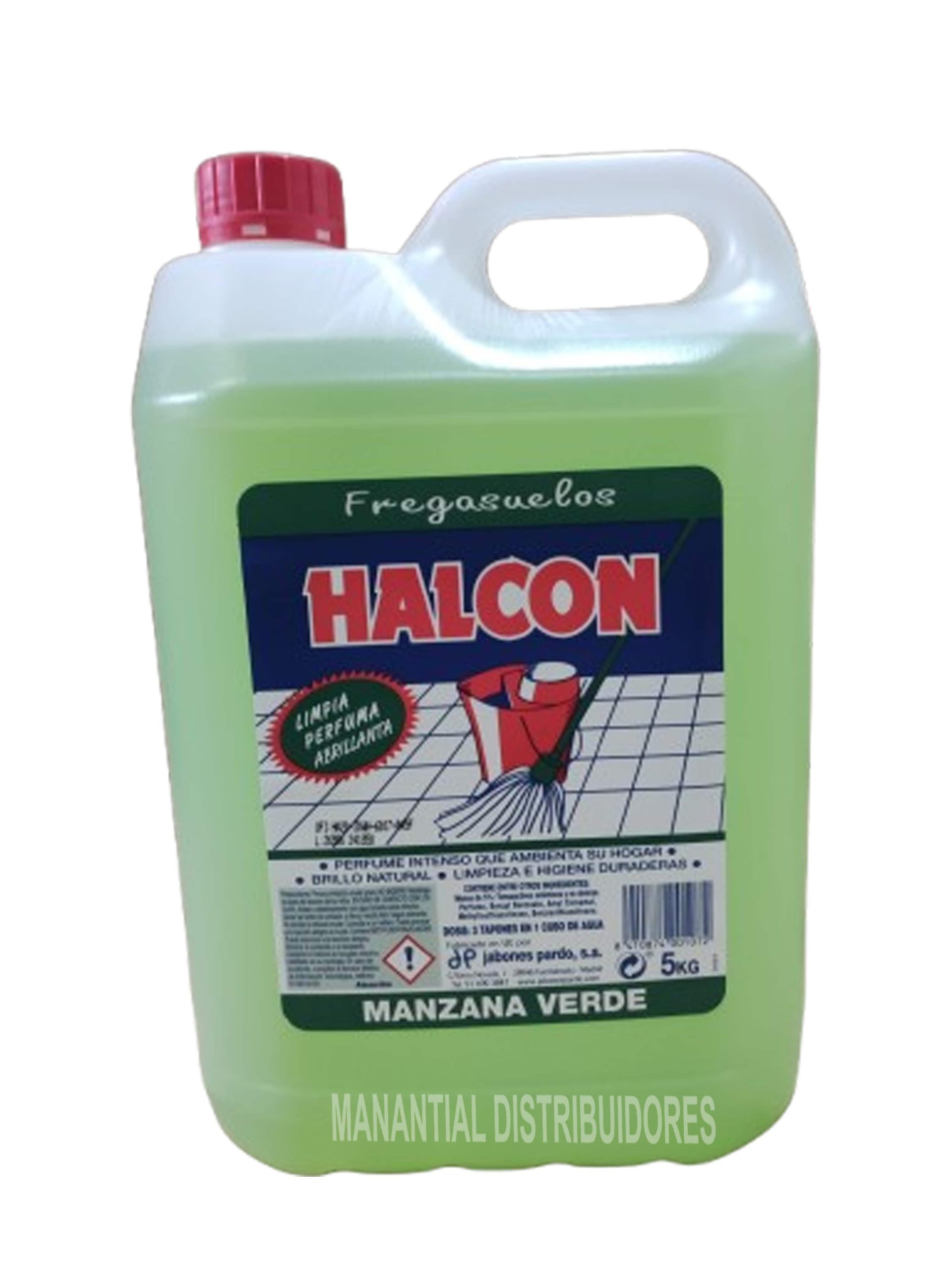 Fregasuelos Halcon Manzana 5 litros