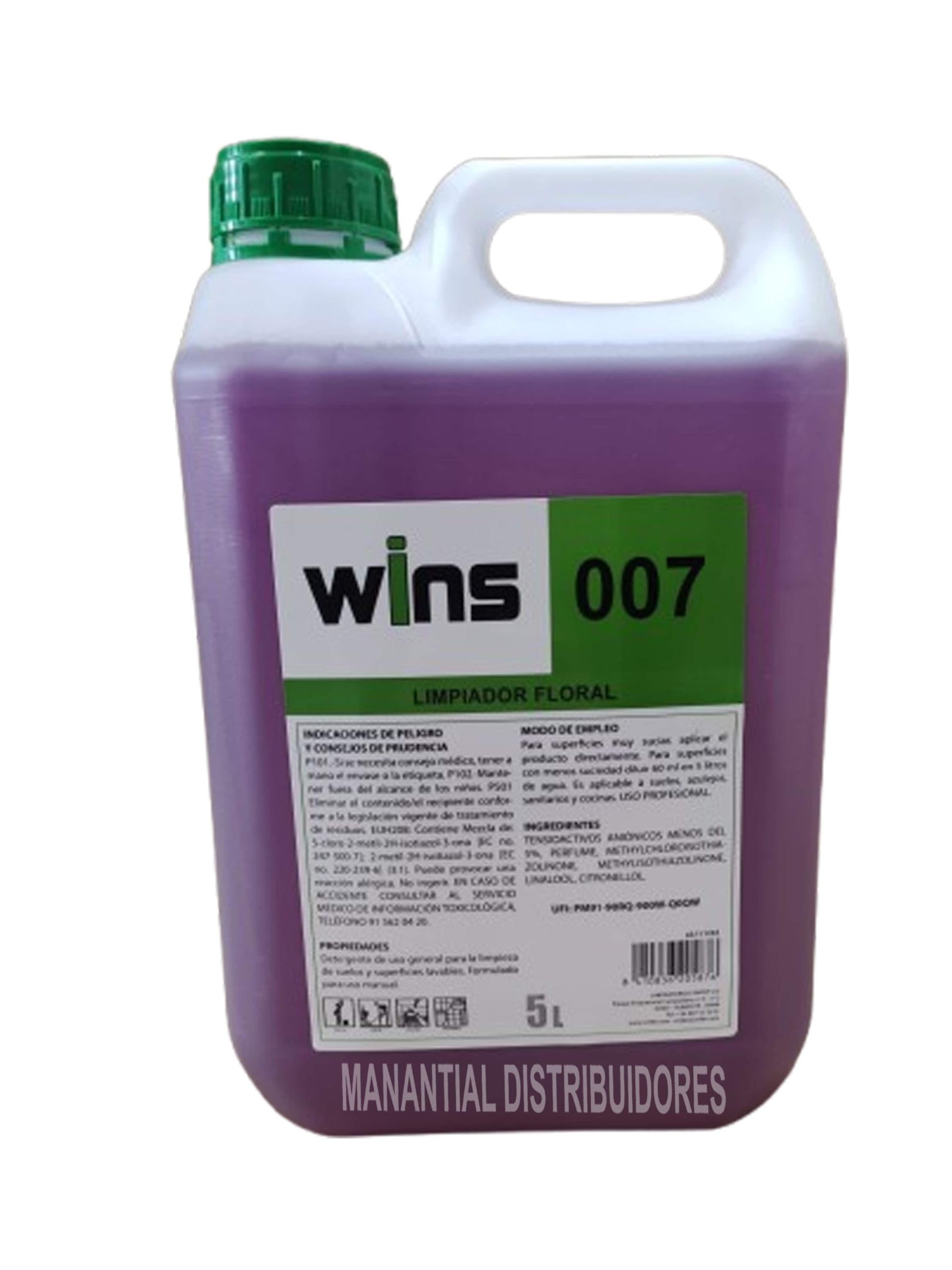 Fregasuelos Wins 007 Floral 5 litros