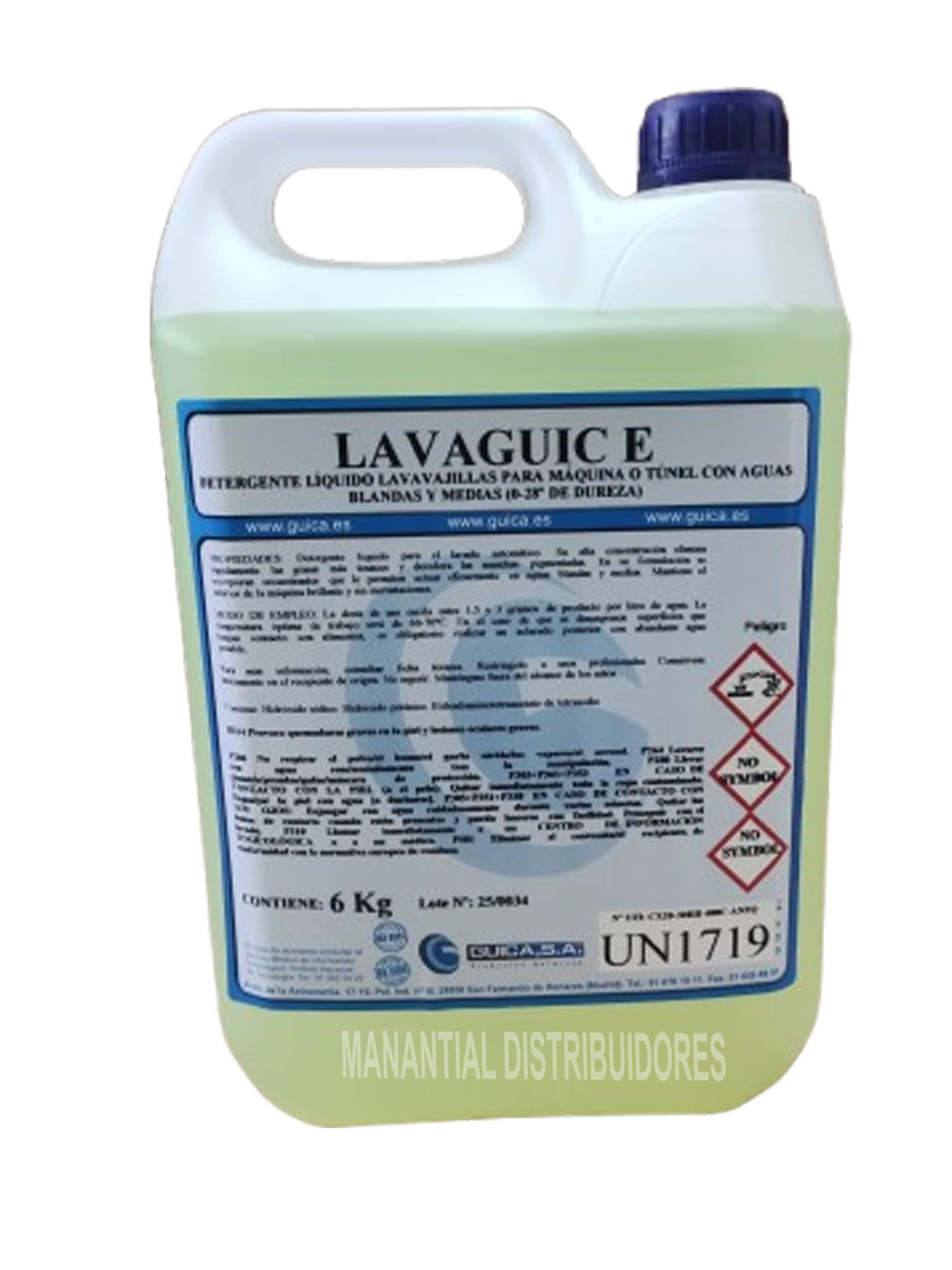 Detergente Máquina Lavaguic E 6 Kg