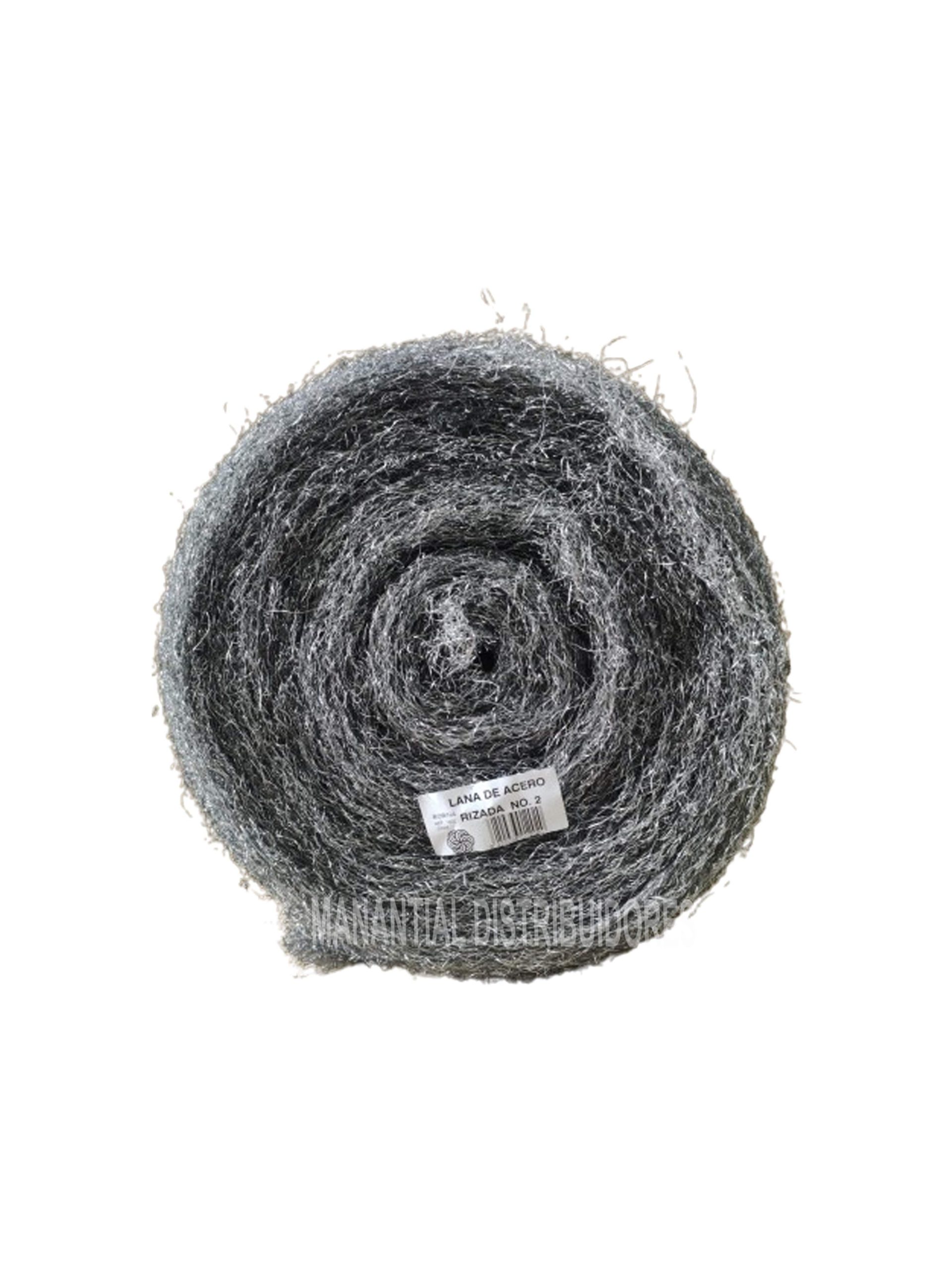 Rollo de lana de acero Rizada de 2 Kg