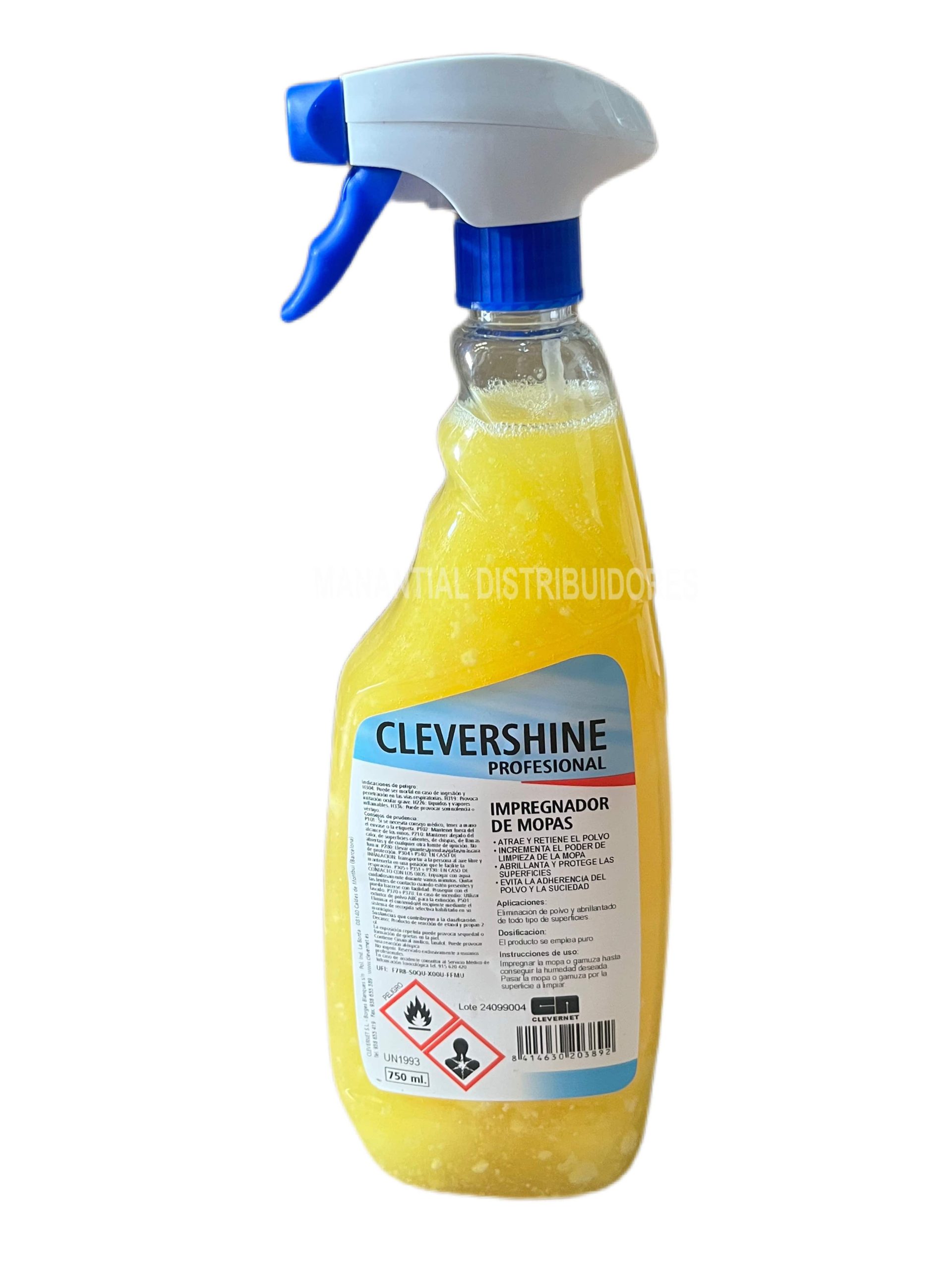 Impregnador de mopa Clevershine 750 ml. con pistola