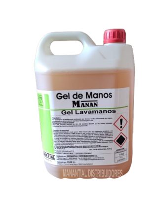 Gel de manos Manan 5 litros