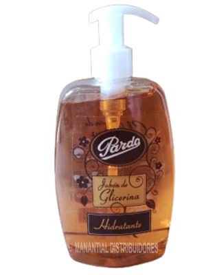 Jabon de manos Pardo con dosificador de 500 ml