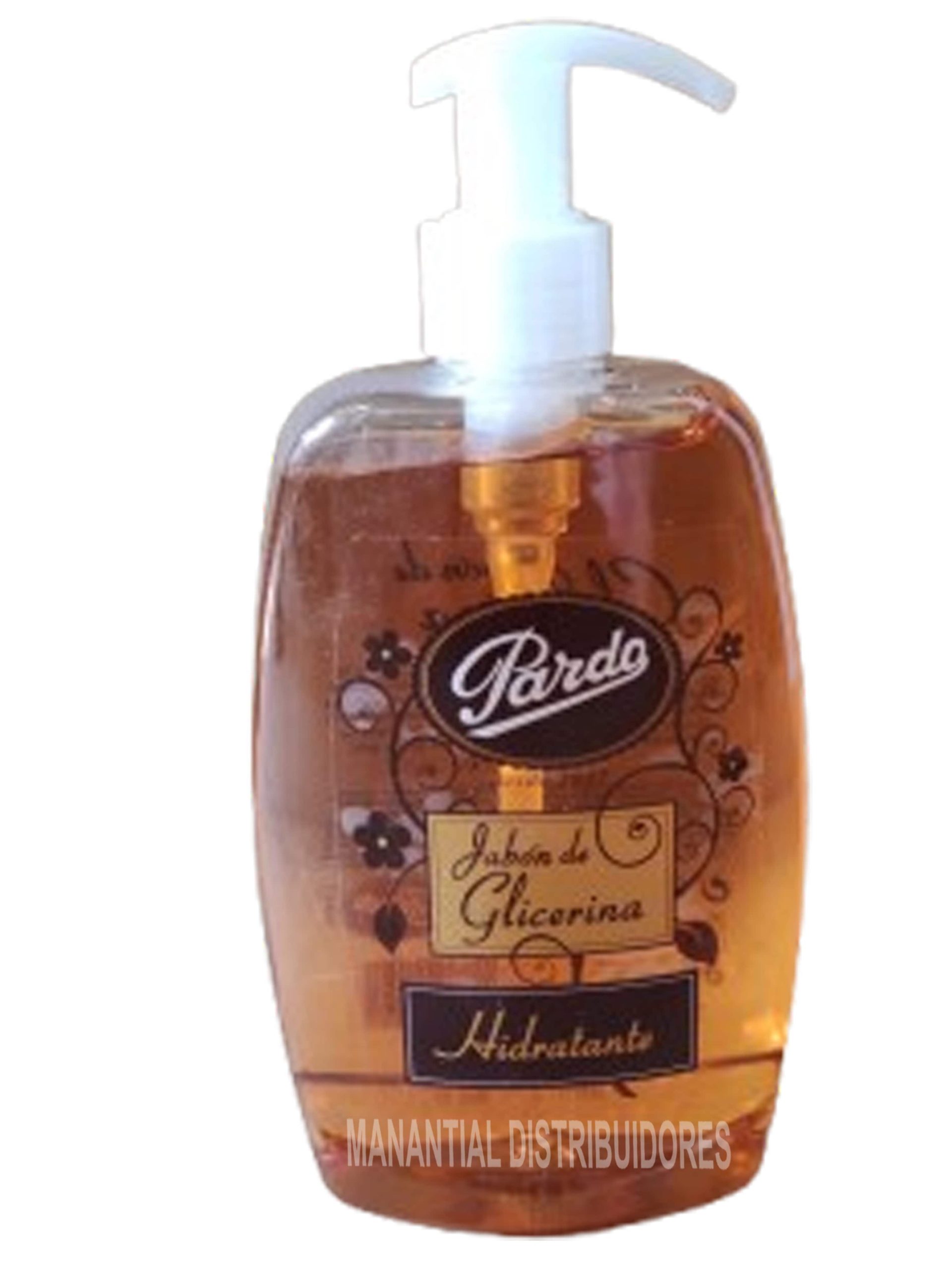 Jabon de manos Pardo con dosificador de 500 ml