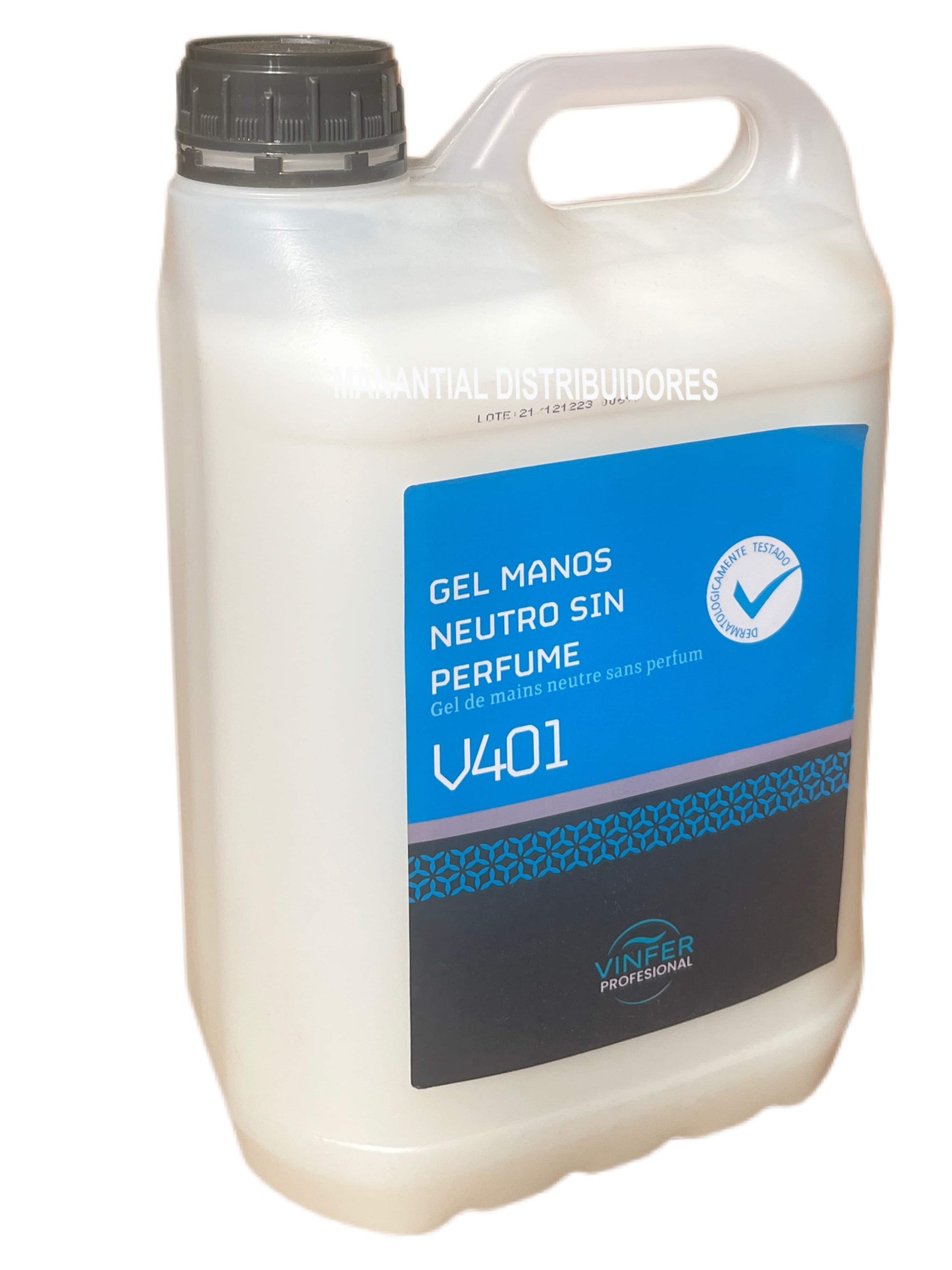 Gel sin perfume V401 Vinfer 5 litros