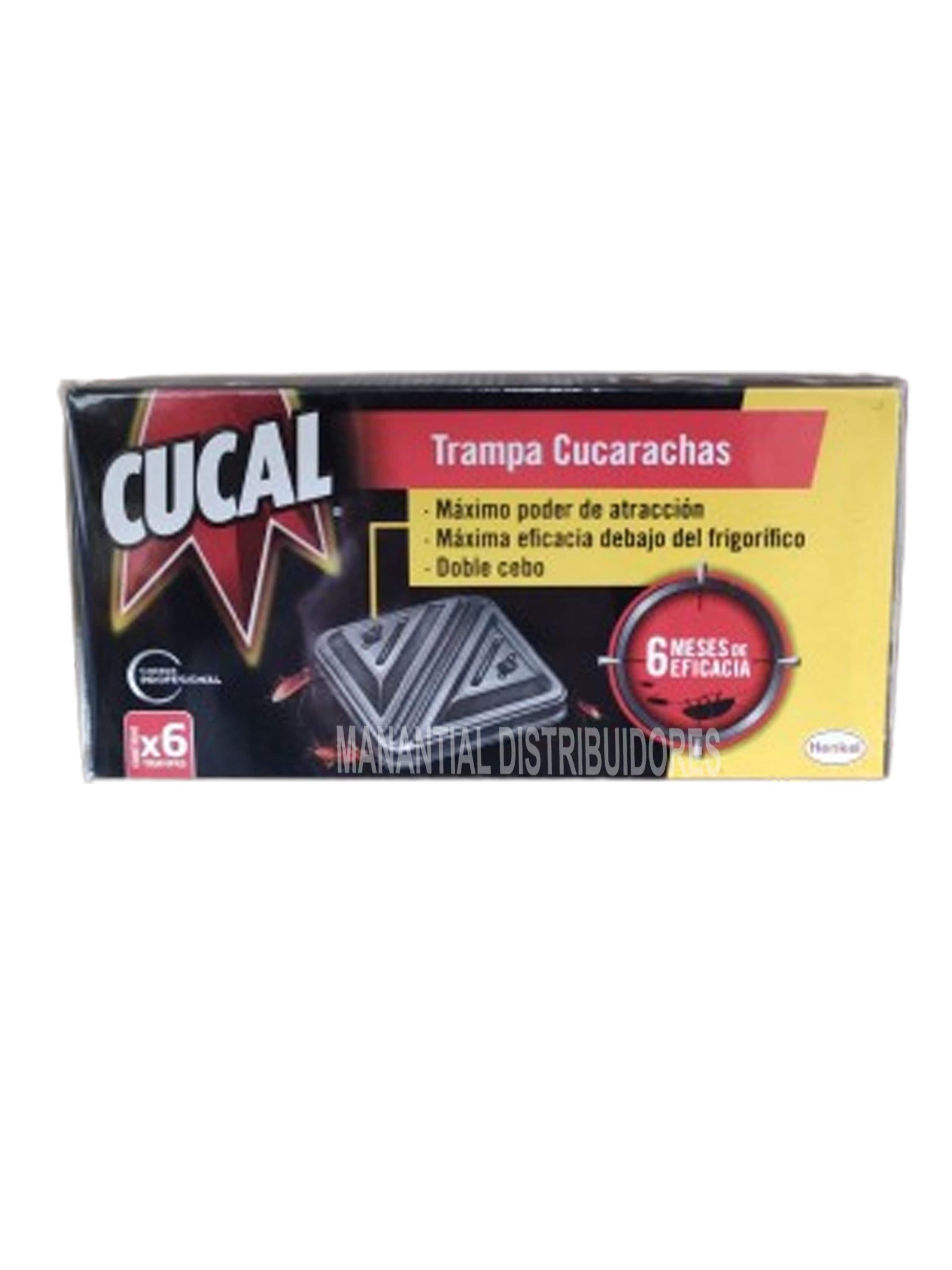 Caja trampas cucarachas