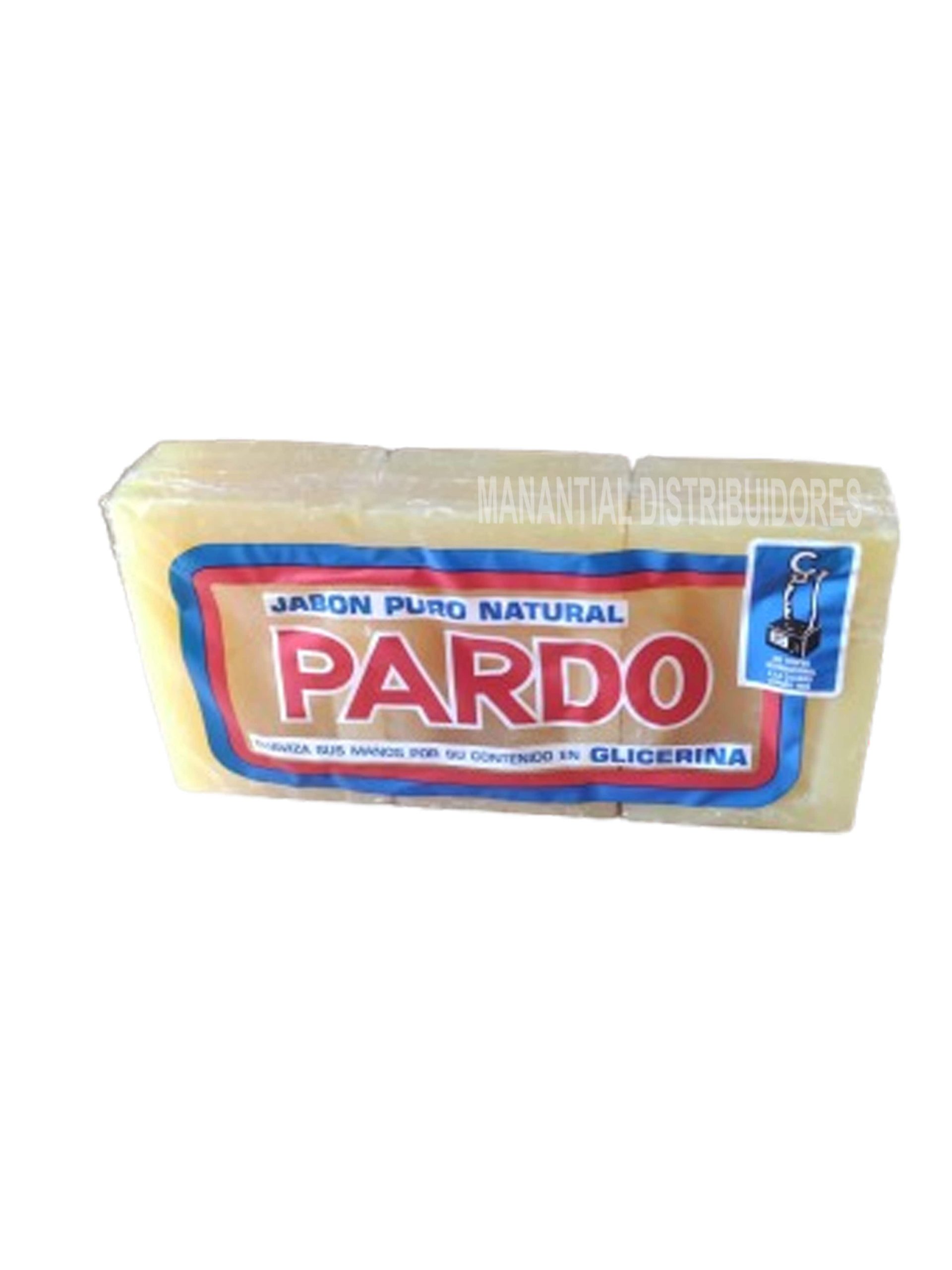 Pastilla jabón Pardo Extra amarillo 3 unidades