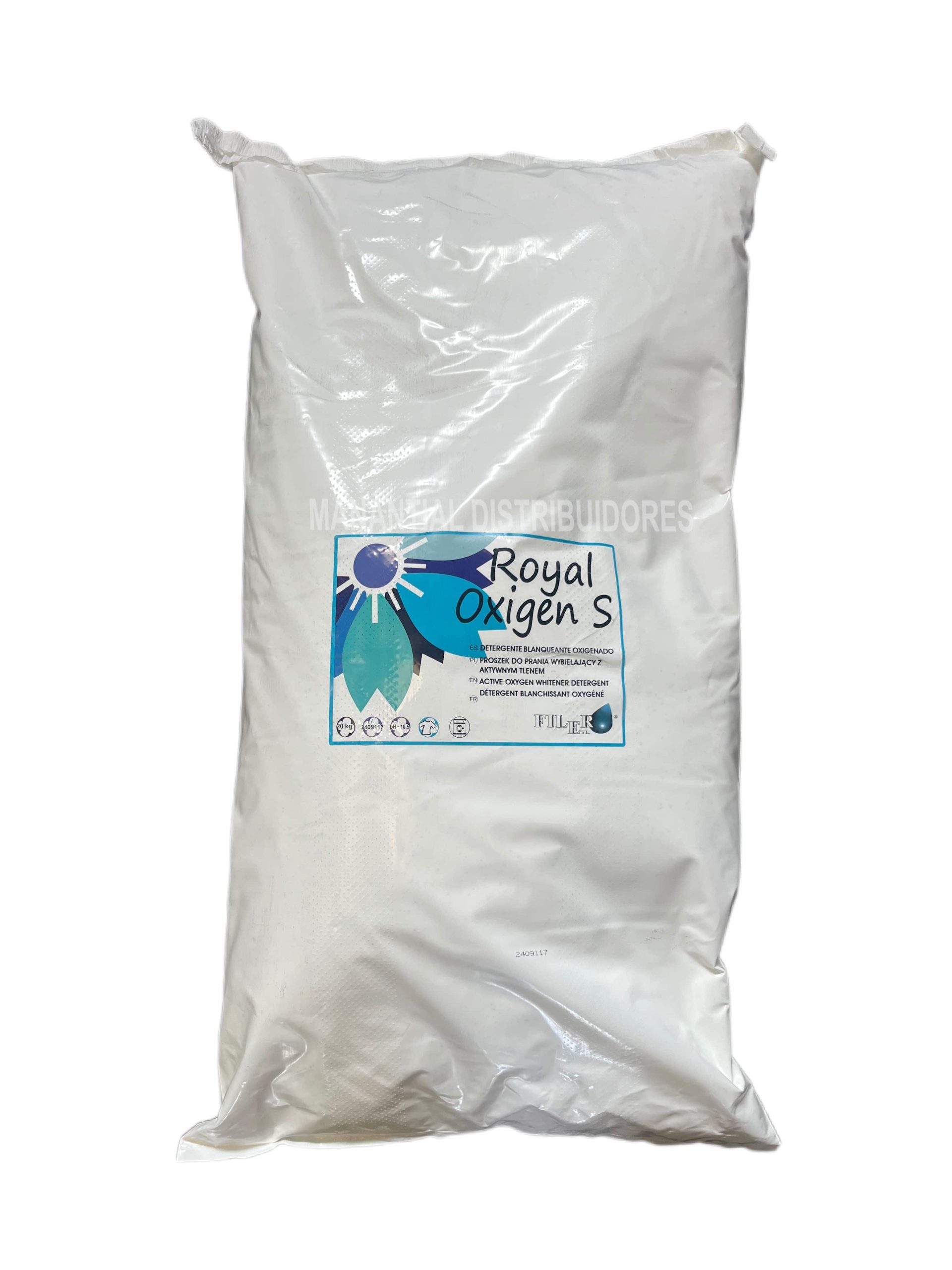 Saco Detergente en polvo Oxigenado máquina 20 kg