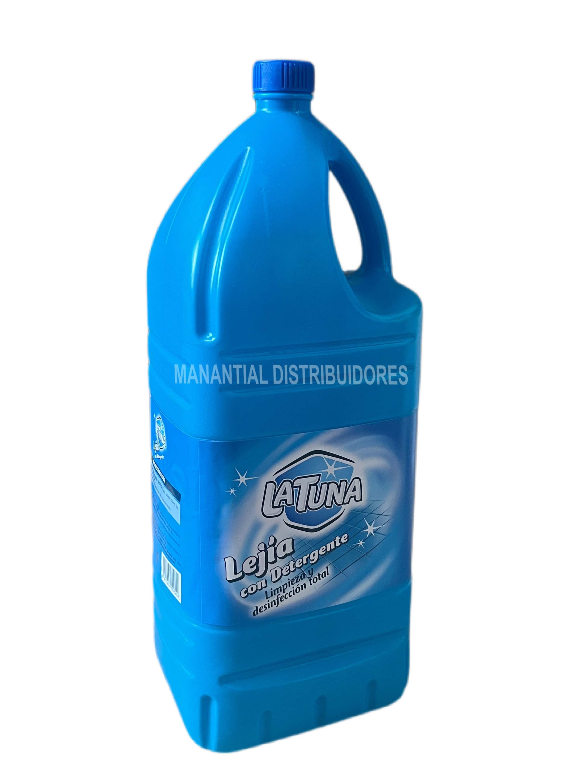 Lejía con detergente de 5 litros.