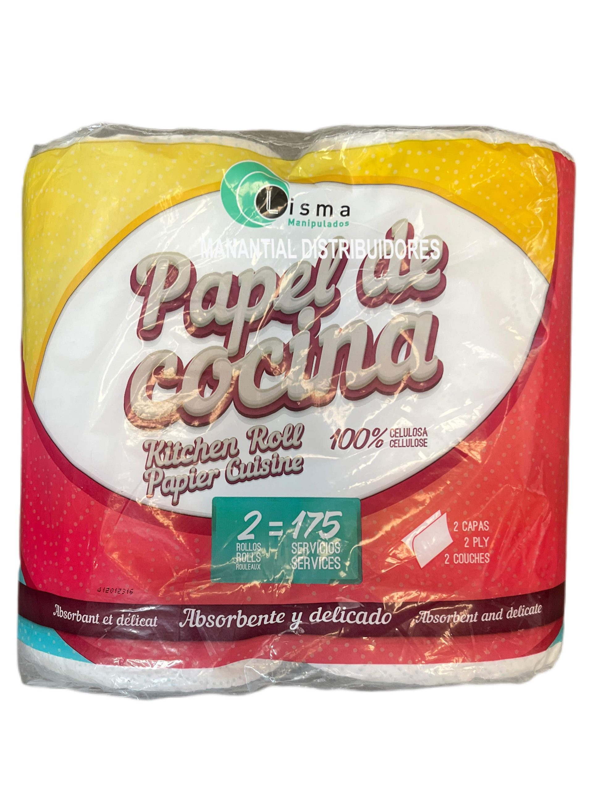 Saco 30 uni. Papel de Cocina celulosa