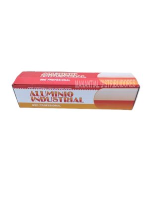 Papel Aluminio industrial 40x250 metros