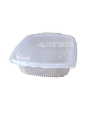 Envases Oval PP DE 1200 C.C. 50 UNIDADES