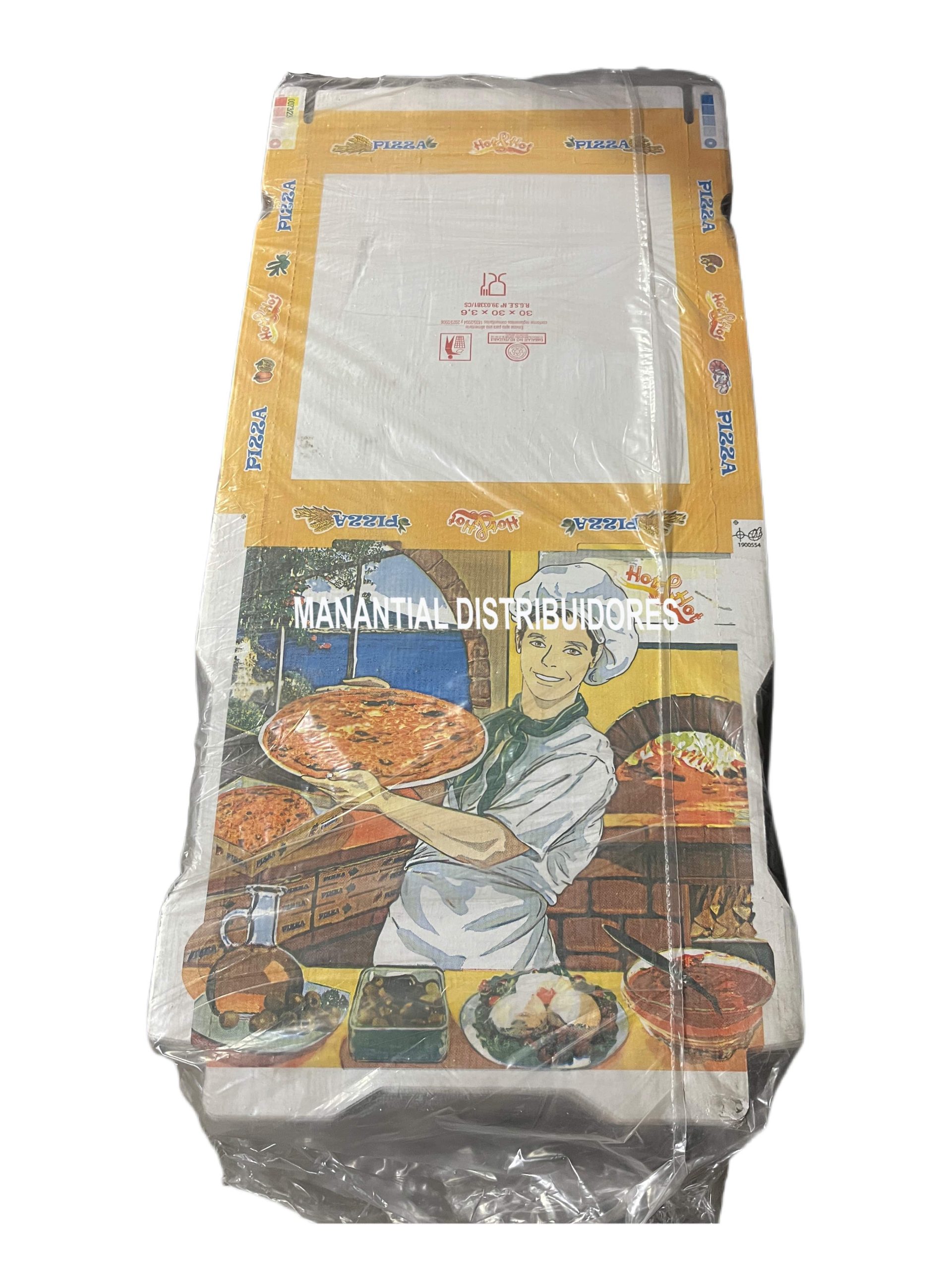 Caja Piza 24x24 cm 100 unidades