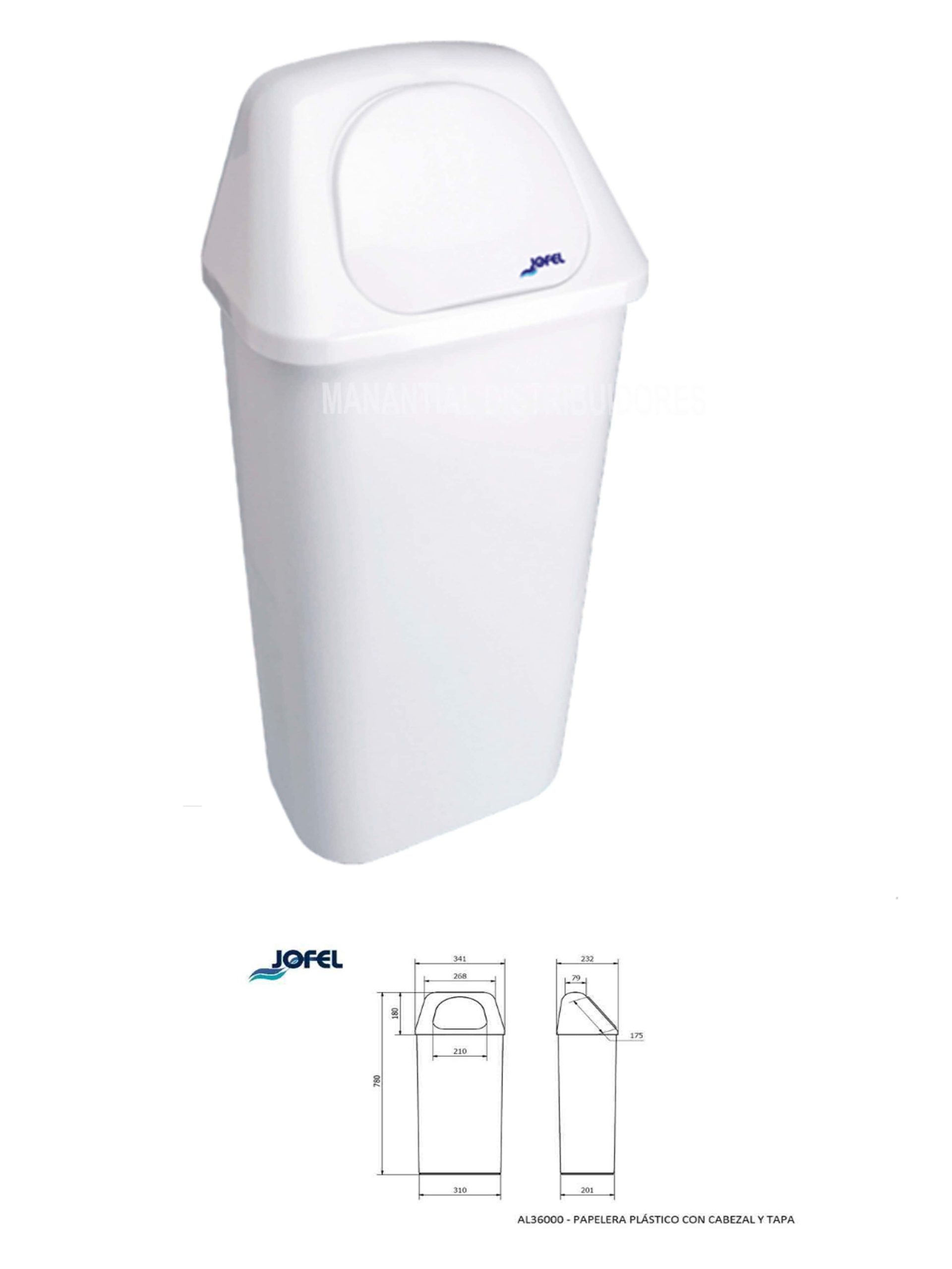 Pongotodo Basculante Jofel 40 litros