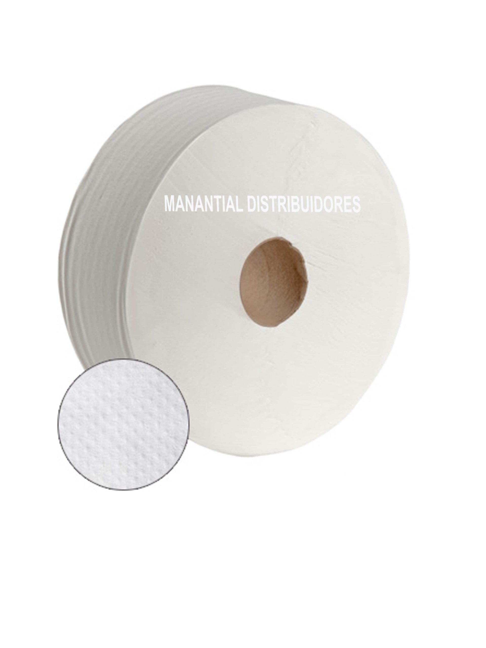 Saco 6 rollos. Higiénico Industrial Gigante Pasta 2 Hojas. 1.000 gramos