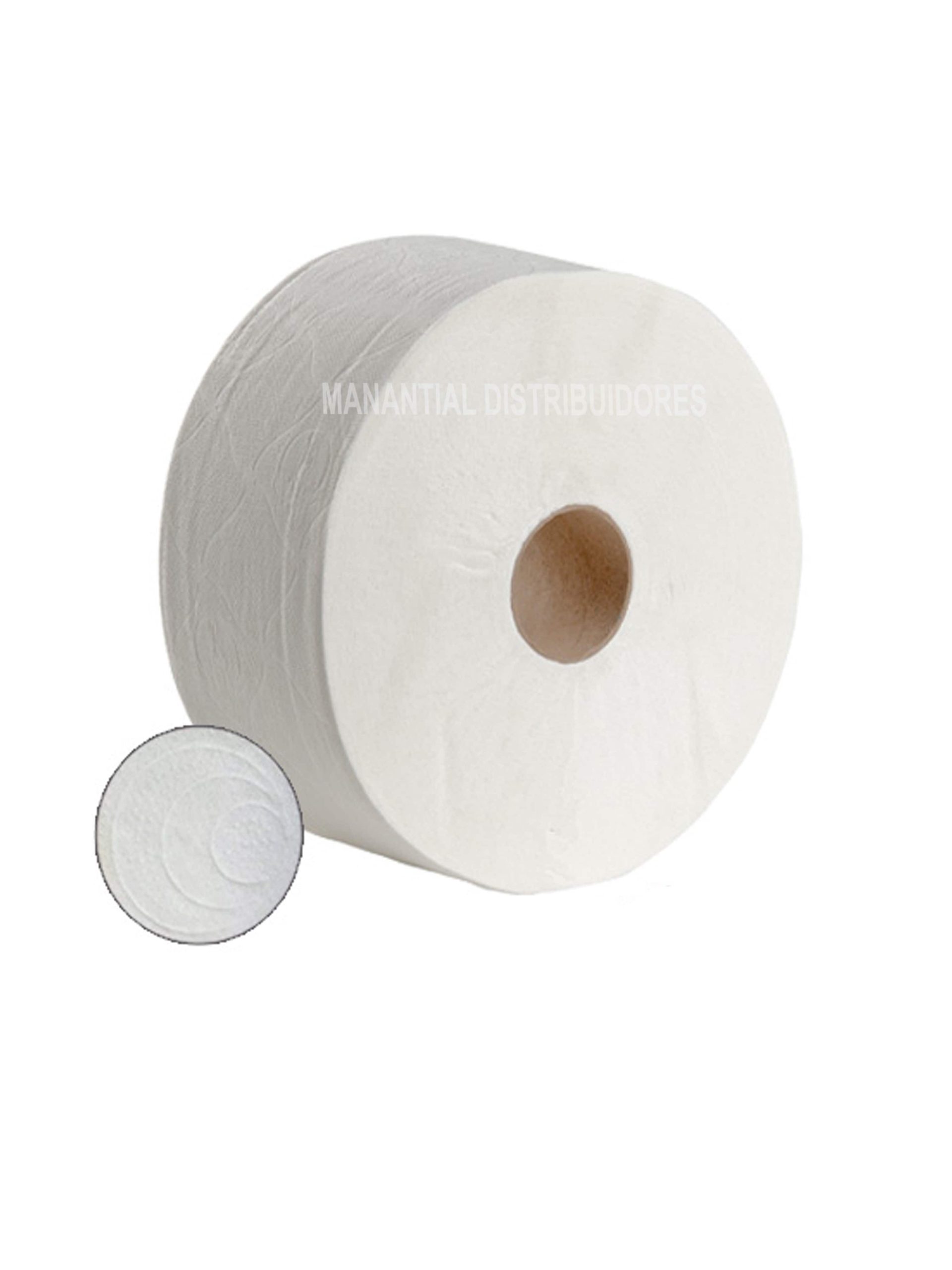 Saco 18 rollos. Higiénico Industrial Pasta 2 Hojas micro-encolado. 320 gramos.