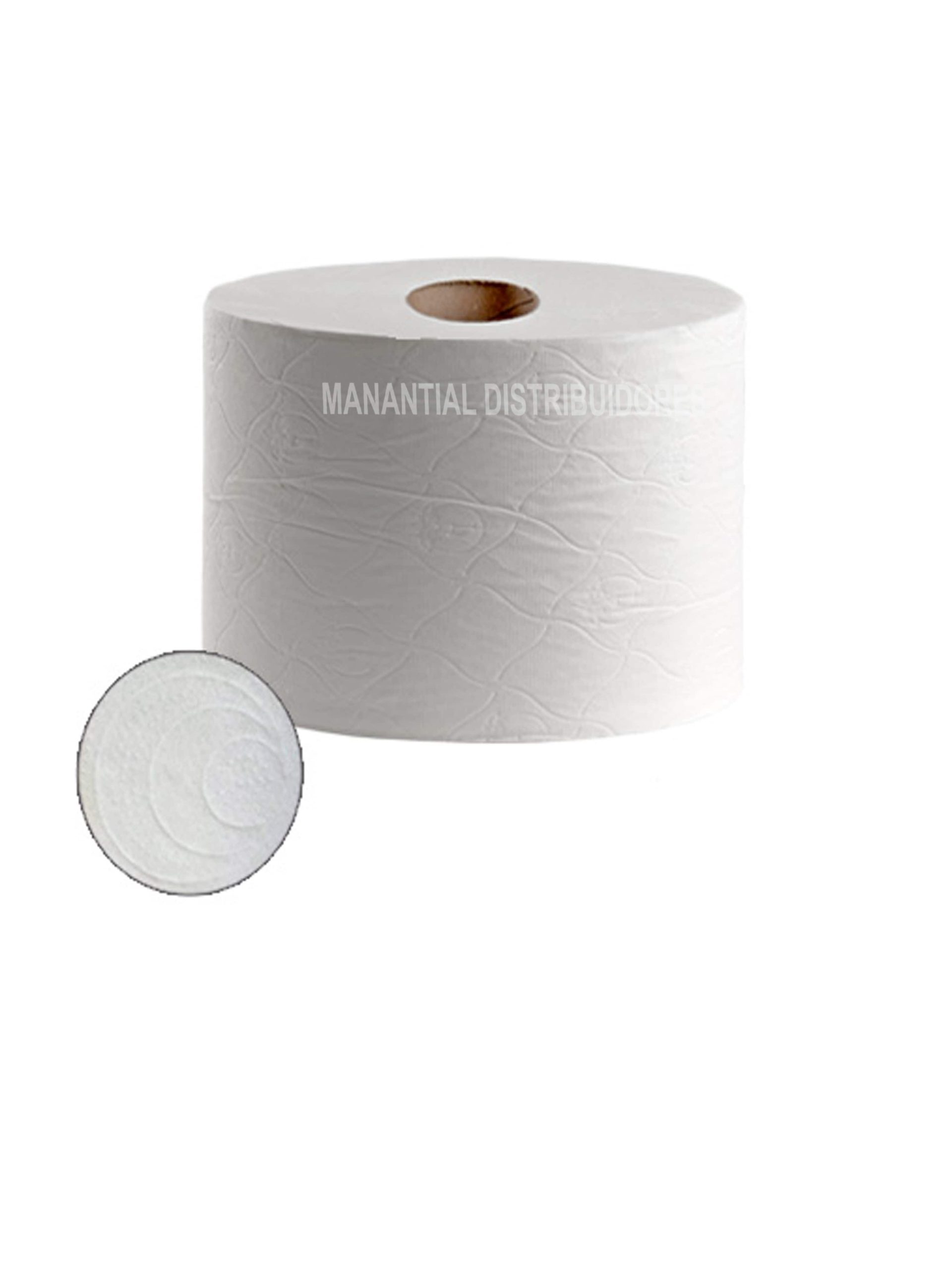 Saco 12 rollos. Higiénico Extracción-Central Pasta de 750 gramos