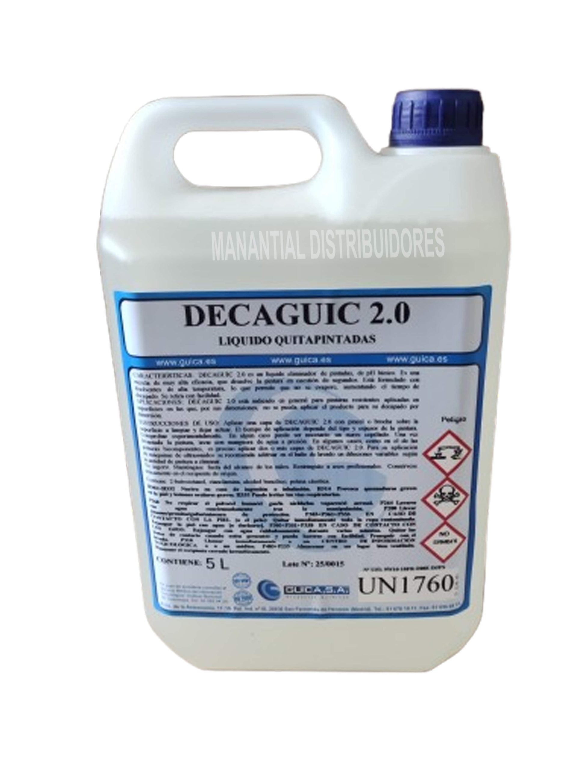 Quitapintadas Deca Guic 2.0 garrafa 5 litros