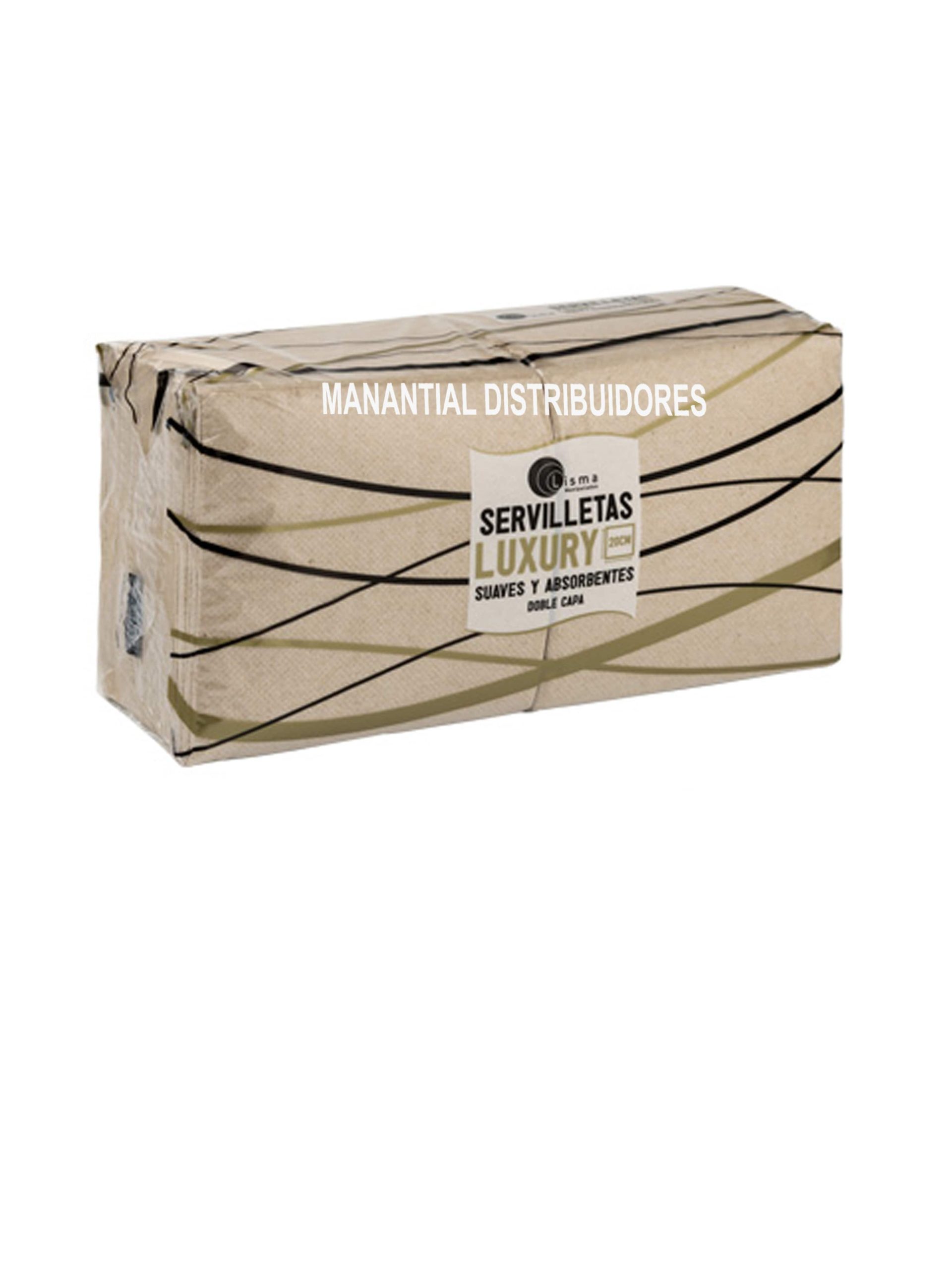 Servilletas 20x20 cm Eco-Natur de 2 hojas. 32x100 unidades