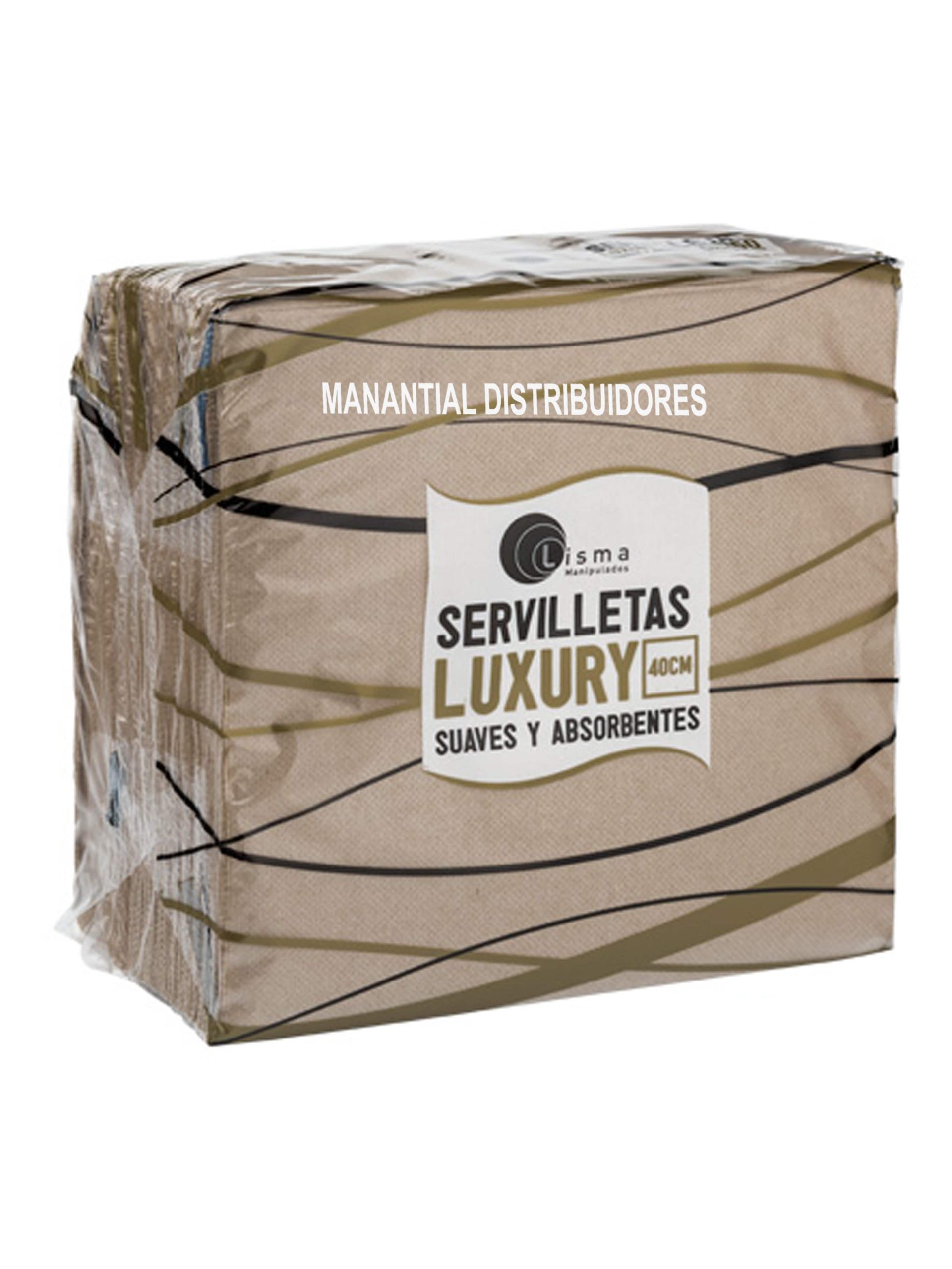 Servilletas 40x40 cm Eco-Natur de 2 hojas. 24x50 unidades