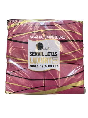 Servilletas 40x40 cm Color de 2 hojas. Pliegue 1/8