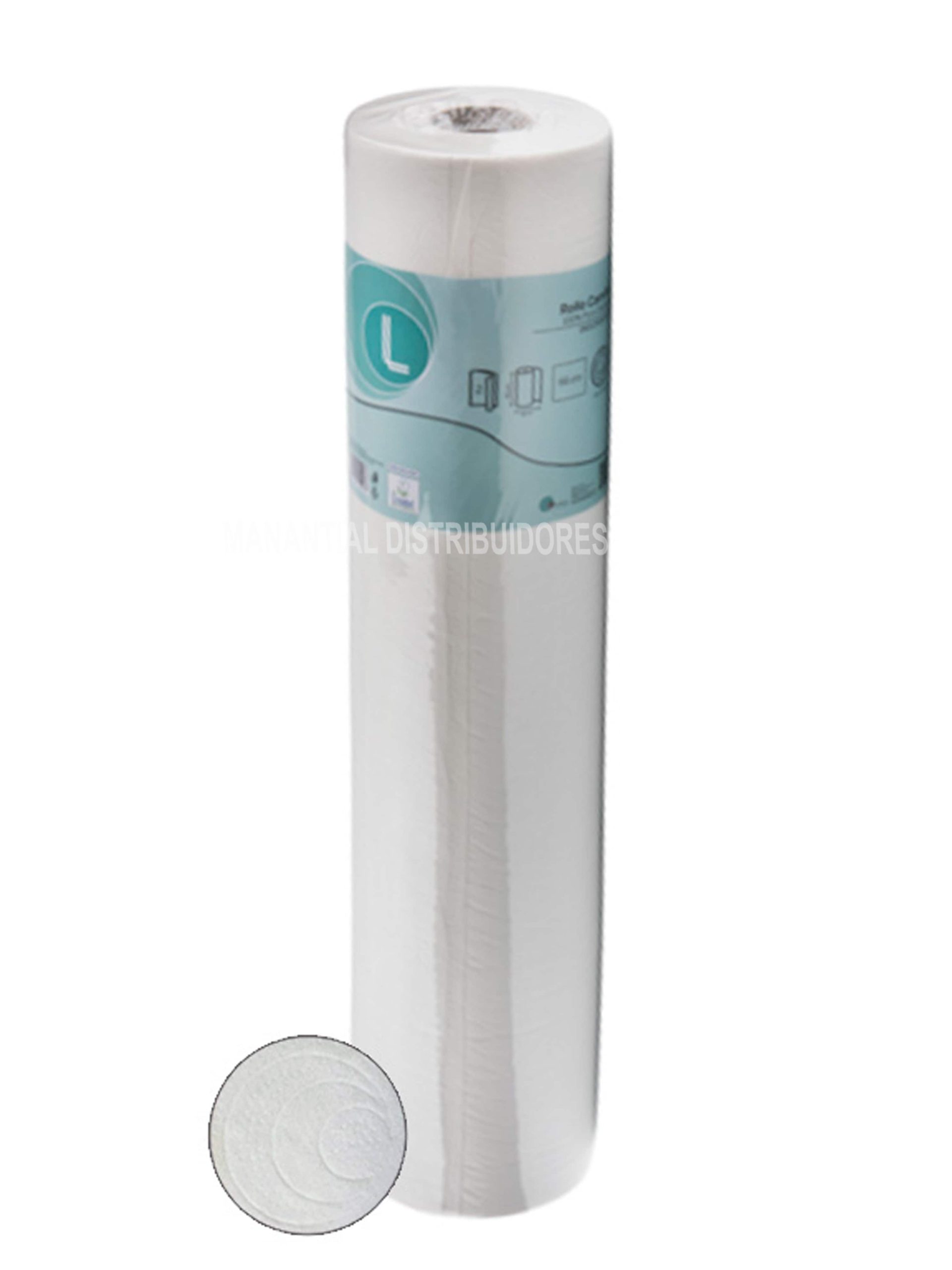 Caja 6 uni. Papel Camilla Pasta 2 hojas con precorte. 60 cm. 1.240 gramos