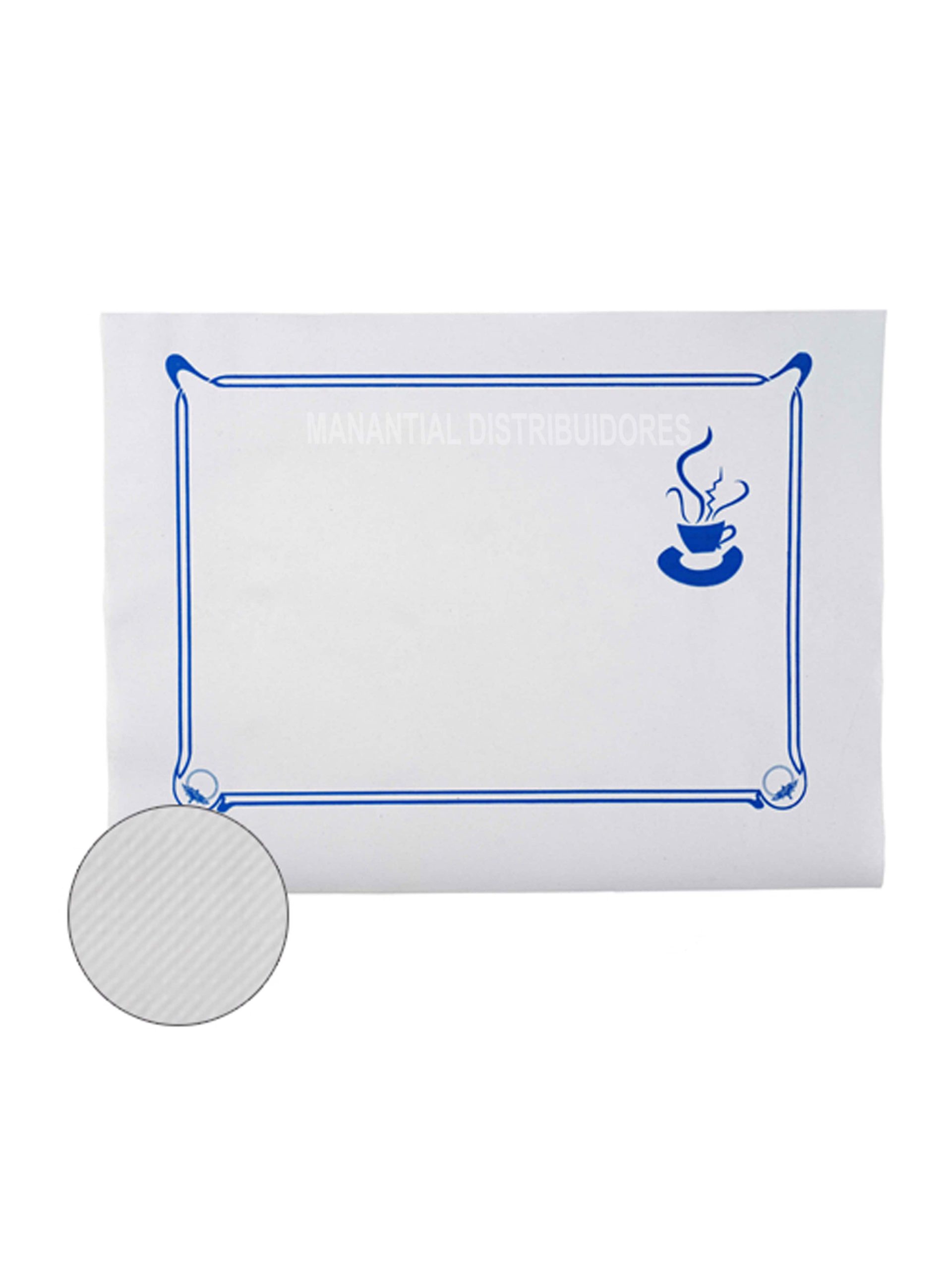 Caja 1.000 uni. Mantel de Papel con Orla. 30 x40 cm