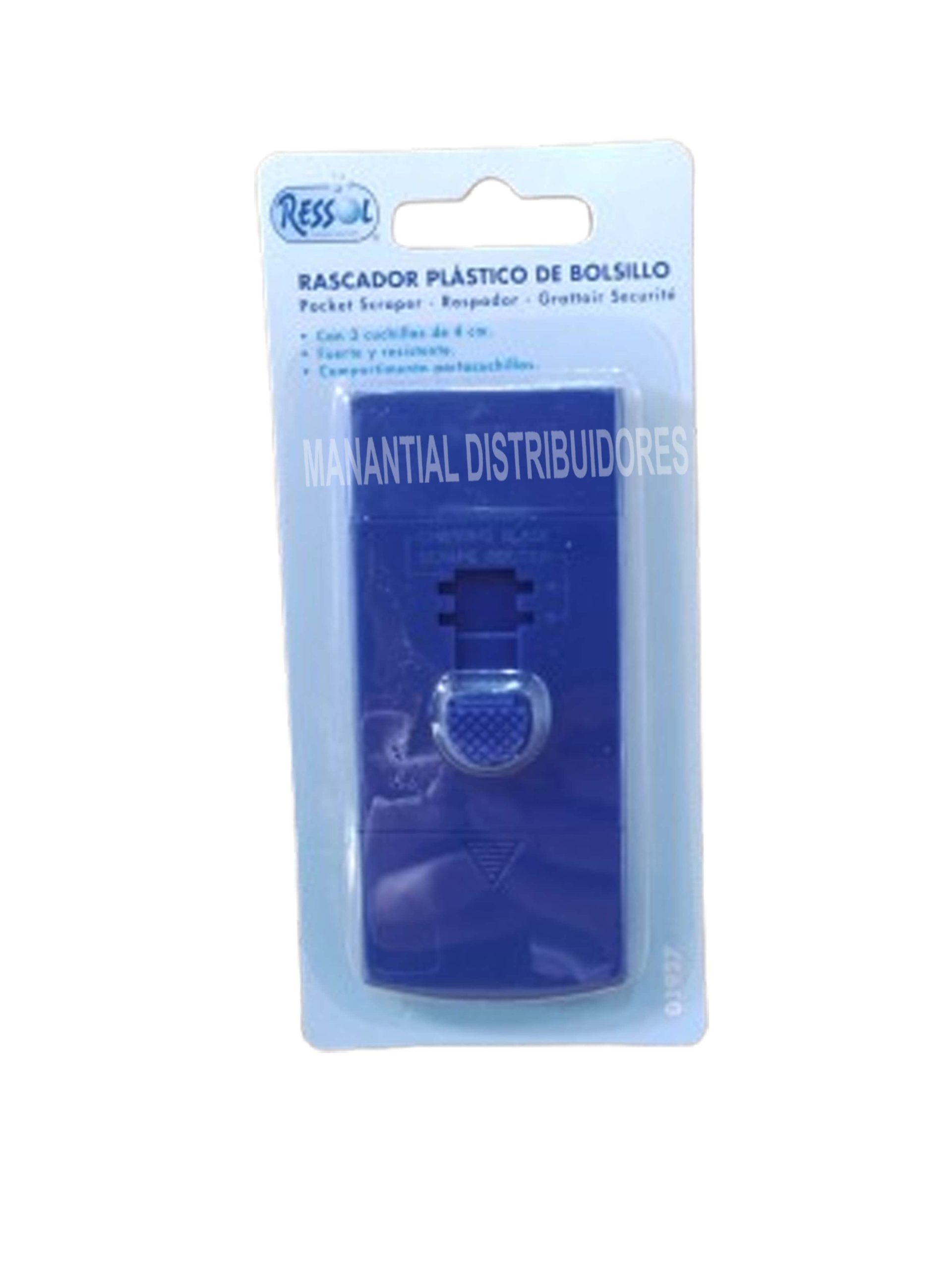 Rascavidrios plástico de 4 cm