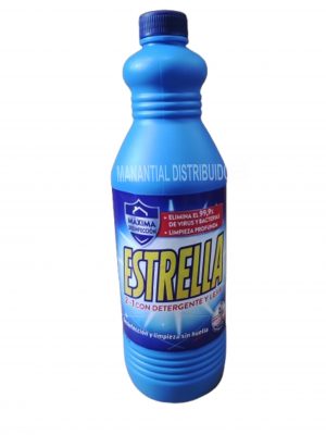 lejía con detergente estrella