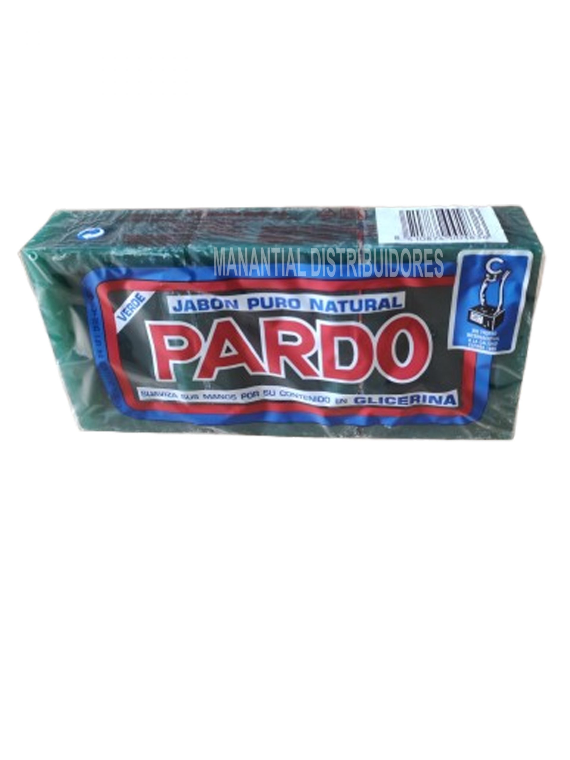 pastilla de jabón Pardon extra verde 3 unidades