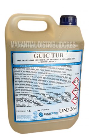 Desatascador Guic Tub 6 kl.